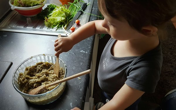 Quelle est la recette pour des aubergines farcies au quinoa et légumes méditerranéens?